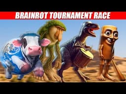 All Brainrot Characters Tournament Race | SPORE