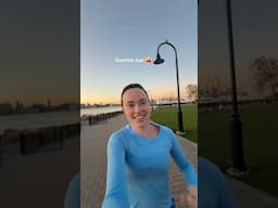 Sunrise run vlog ❤️🌇 #running #runvlog