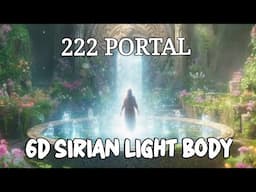 💫💦 222 STARGATE PORTAL 6D SIRIAN LIGHT BODY & 22 CHAKRA ACTIVATION🐬 #ascension #portal #spirituality