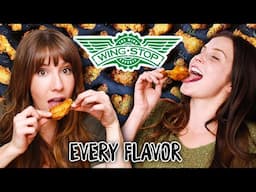 We Try Wing Stop for the First Time! - Every Flavor Mukbang!