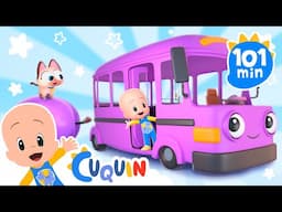 The hungry bus: learn the animals with Cuquin and more videos 🐥 Videos & cartoons for babies