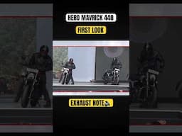 Hero Mavrick 440 Exhaust Note 🔉 & First Look #heromotocorp #heromavrick #mavrick440 #newbike #short