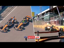 Lando Norris CRASHES out of Canadian GP after Oscar Piastri battle!