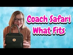 Coach Originals Safari Bag — What Fits?