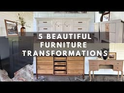 BEAUTIFUL FURNITURE MAKEOVERS