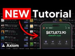 Axiom Memecoin Trading Tutorial 2025 - How to Make Money With Axiom