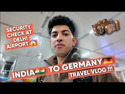 INDIA🇮🇳 TO GERMANY🇩🇪 TRAVEL VLOG || INTERNATIONAL STUDENT|| AIR INDIA ✈️