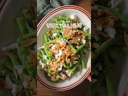 Easy Green Bean Salad with Dill Vinaigrette | Vegan Recipe