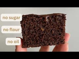 No Oil. No Sugar. All Flavor. This Healthy chocolate Cake Shouldn’t Be This Good 😍