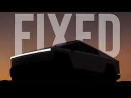 How I'd FIX The RWD Cybertruck