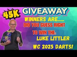 45K Subscriber Giveaway WINNERS Are