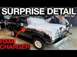 Dodge Ramcharger Surprise Detail! Polishing Black Paint to Perfection