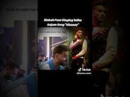Rishab Pant Singing Talha Anjum & Talha Younus Song Afsanay 😍🔥
