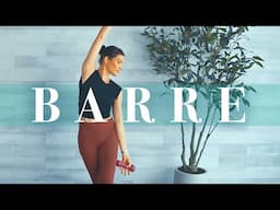 Beginner Barre Workout // Improve Strength, Posture  & Balance!