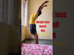 4kg Weight Loss 👍🧘‍♀️Day- 19 #weightlossjourney #yoga #shorts