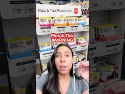 AVOID with flea tick preventatives ⚠️