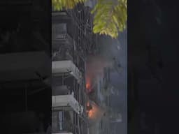 Footage of the aftermath of Iran's strike on Israel