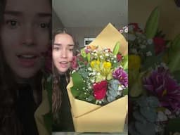 the cutest and sweetest surprise 🥹💐 #flowers #flowerbouquet #justbecause