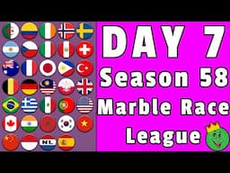 Marble Race League Season 58 Day 7 Marble Race / Marble Race King