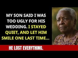 My Son Said I Was Too Ugly for His Wedding — So I Let Him Smile One Last Time...