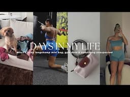 VLOG | this was unexpected, what's in my longchamp mini bag, & gym date w/ my sister