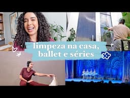 FUI EM UM BALLET RUSSO E LIMPANDO AS PORTAS E JANELAS DA CASA: VLOG FIM DE SEMANA | JULIANA LOUISE