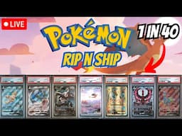LIVE Pokemon RIP N SHIP! PSA 10 HIGH END Random Pack Night!