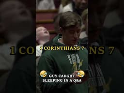 Guy caught SLEEPING in one of John MacArthur‘s Q&A sessions! 🤣 This is true!