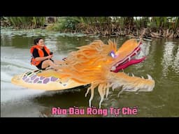 Ai Cũng Hồi Hộp Xem Em Gái Chạy Thử Con Rùa Đầu Rồng Tự Chế Của Thanh Niên 28 Tủi