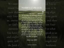 Pray for your marriage today! #amen #faith #christianprayer #marriage #love