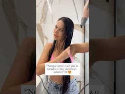 “Nossa como você usa secador e não danifica o cabelo? 👀✨