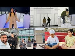 DREAM HOUSE VICH FIRST WALK THROUGH | BABLI BHUA JI FIRST TIME IN CANADA PLAZA | INDER & KIRAT