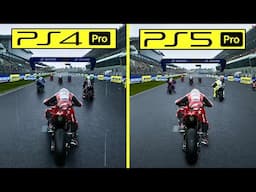 MotoGP 25 PS4 Pro vs PS5 Pro Graphcis Comparison