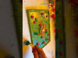 Waste material craft ideas wall hanging #diy #homedecor #handmade #lotuspond #shorts #virel