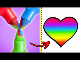 BEST RAINBOW HACKS AND CRAFTS | Cool DIY Ideas and Inspiring Tricks by 123GO!