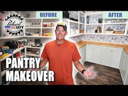 DIY Pantry Makeover / Pantry Organization / Cabinets