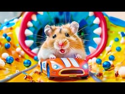 🛑 Hamster Escapes from the Deadly Tornado Maze in Real Life | Hamster Life
