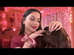 ASMR Girl who is OBSESSED with you checks ur hair for LICE (gladly)🥰
