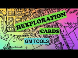 Hexploration cards, GM tools for easy environment creation