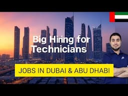 Technicians Jobs in Abu Dhabi and Dubai UAE 🇦🇪 | FOUGHTY1