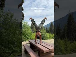 Vegan camping, calisthenics & rock climbing