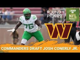 Washington Commanders Select Josh Conerly Jr. with the No. 29 Pick in the 2025 NFL Draft