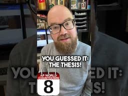 8 DAYS UNTIL THE AP WORLD HISTORY EXAM  #apworld #apworldhistory