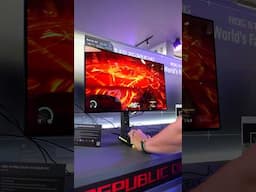 This 4K OLED is crazy... #computex2025 #asus #rog