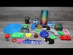 Top 25 3D Printed FIDGET TOYS  For STRESS RELIEF