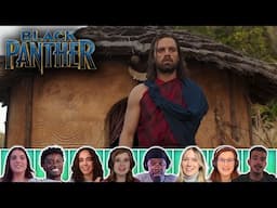 Reactors Reacting to the BUCKY BARNES POST-CREDIT SCENE | Black Panther (2018)