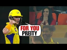 Sam Curran did this Phone Call Celebration towards Preity Zinta after Fifty, MS Dhoni was Laughing