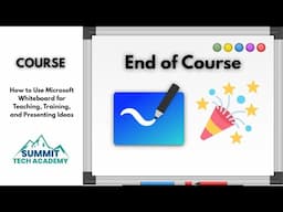 Congratulations on Completing the Microsoft Whiteboard Course