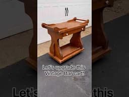 Upgrade for a neglected bar cart #furnituremakeover #fusionmineralpaint #paintingfurniture #diy