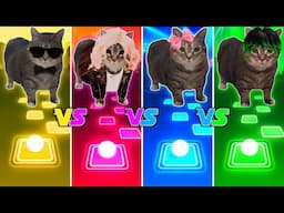 Oiiaoiia Cat x Gangnam Style vs APT vs After Dark vs PASSO BEM SOLTO - Tiles Hop